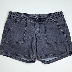Prana Organic Cotton Blend Black Casual Denim Shorts 4